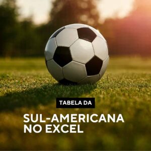 Tabela da Copa Sul-Americana no Excel